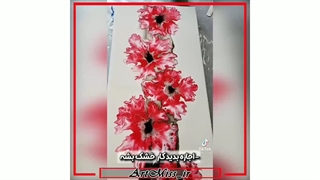 آموزش تابلوی نقاشی اکریلیک