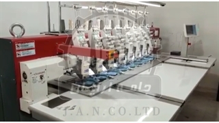 ماشین گلدوزی هشت کله لجیا مخصوص لوگو