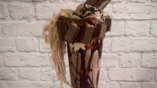 دسر شکلات گلاسه شایلی