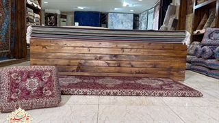 پشتی سنتی طرح الماس، رنگ قرمز