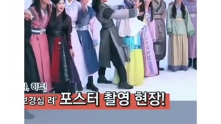 {پشت صحنه عکسبرداری سریال کره ای عاشقان ماه}