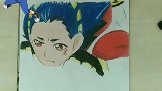 نقاشی والت آئویی از انیمه فرفره های انفجاری کپشن مهم