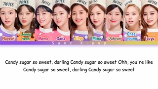 لیریک آهنگ candy از twice_آهنگ آبنبات از توایس