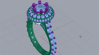 انگشتر طراحی شده