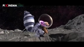 سکانس بلوط فضایی در انیمیشن عصر یخبندان: مسیر برخورد