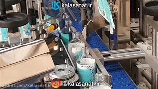 دستگاه لیبل چسبان ظروف تخت و گرد