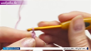 آموزش بافت کلاه -  آموزش قلاب بافی - آموزش الگوی توری شالگردن