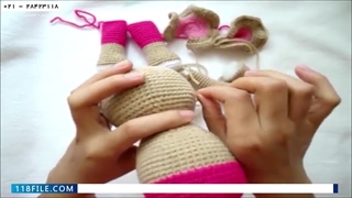 آموزش بافت عروسک حیوانات-عروسک بافی -آموزش قلاب بافی فیل