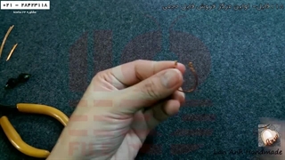 آموزش ساخت زیورآلات -اصول ساخت زیورآلات-ساخت گوشواره زیبا با سیم مسی و نگین