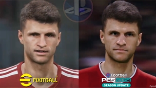 مقایسه گرافیک PES 2021 و eFootball 2022