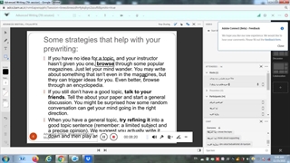 advanced Writing, 7th, 1400