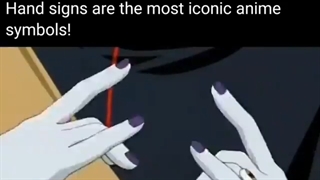 علامت های دست قسمت اول (کلیپ کوتاه ناروتو)