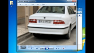 خواندن پلاک یک ماشین از فیلم دوربین مداربسته (نهان نما)