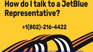 How do I talk to a JetBlue Representative