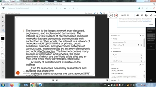 Advanced writing, 8th, 1400