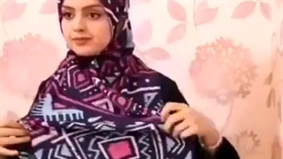 طرز بستن روسری زیر چادر