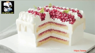 کیک انار کره ای - موج کره ای