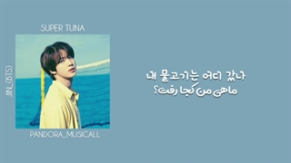 لیریک ویدیو آهنگ SUPER TUNA (슈퍼 참치) از JIN + زیرنویس فارسی چسبیده