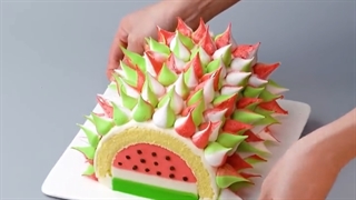 کیک هنداونه - موج کره ای