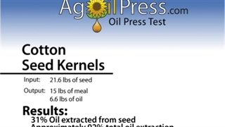 استخراج روغن پنبه دانه به روش پرس