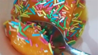 درست کردن بستنی یخی / تزیین بستنی / یکتا جون/ آرش جون