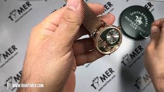 ساعت مچی مردانه با طرح جذاب و اسکلتون