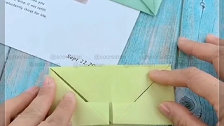 آموزش پاکت هدیه با اوریگامی