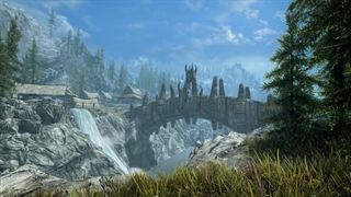 زاستار و مهرازی زیبای بازی رایانه ای اسکایریم به همراه آهنگ و آوای پیرامونی آرامش بخش - پاره دوم