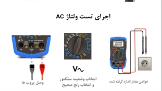 اجرای تست ولتاژ ac