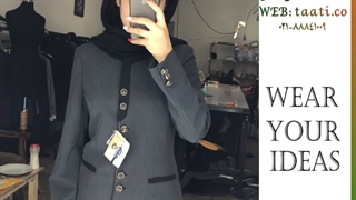 مانتو شلوار اداری طاعتی