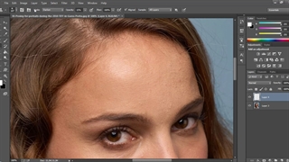 از بین بردن برق روی صورت با فتوشاپ