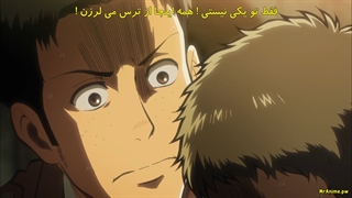 حمله به تایتان ها _ Attack on Titan + قسمت 10 فصل اول + زبان اصلی  _ زیرنویس چسبیده فارسی