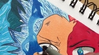 Painting my hero academia : shoto  todoroki
