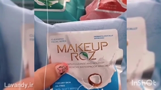 دستمال مرطوب آرایشی میکاپ رز | لوندی