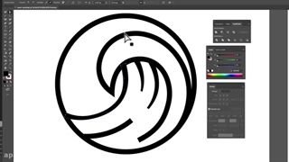 نمونه طراحی توسط نرم افزار قدرتمند ایلوستریتور