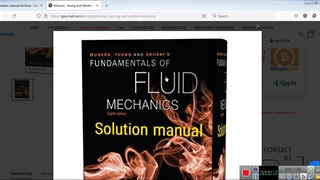 Munson , Young and Okiishi’s Fundamentals of Fluid Mechanics 8th edition