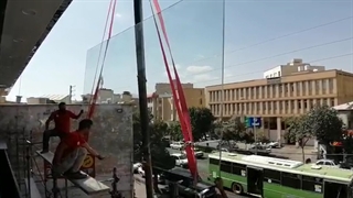 پارتیشن شیشه ای تک جداره