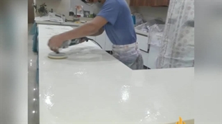 خدمات کفسابی و سنگسابی ایران لند 09125878804 ساب میز کانتر میز عسلی کوارتز اوپن