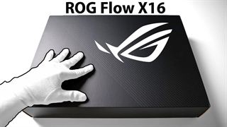 آنباکس لپ تاپ گیمینگ |  Gaming Laptops ROG Flow X16 Unboxing