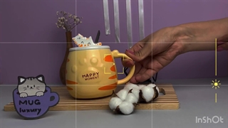 ماگ قهوه طرح گربه