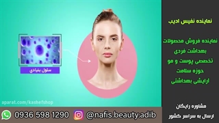 تونیک مناسب موهای دارای ریزش حاوی سلول بنیادی 40 میلی لیتر نماینده نفیس ادیب