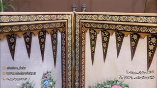 تخته نرد و شطرنج گل و مرغ