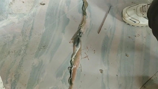 کفسابی و ترمیم سنگ اسلب با رزین اپوکسی- کفسابی نیکان ساب - کفسابی سنگ اسلب - کفسابی با رزین جولی - کفسابی اپوکسی - رزین ساب