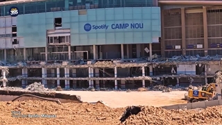 جدیدترین فیلم از تخریب نیوکمپ