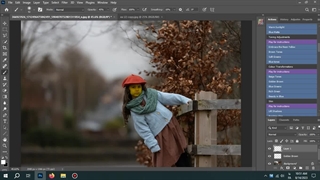 اکشن تغییر رنگ و نور عکس در فتوشاپ