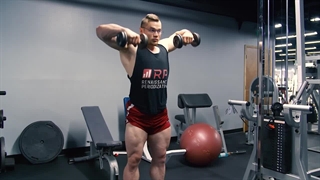 کول دمبل ایستاده