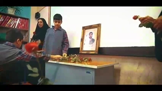 اولین روز حضور فرزندان استاد خلبان شهید حامد جندقی در مدرسه - پیشوا