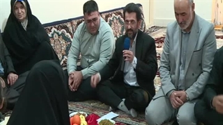 شعرخوانی کربلایی ابراهیم خانوندلو در دورهمی یلدای 1403 و طبخ نان سنتی لواش در شهرک لوشکان