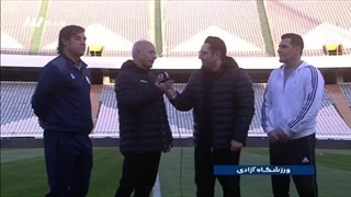 قدردانی محمد خاکپور از سازنده استادیوم آزادی در پخش زنده تلویزیون!