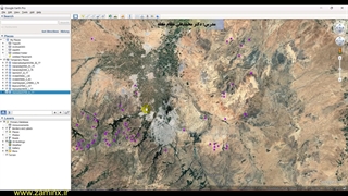 پیدا کردن چشمه ها در Google Earth